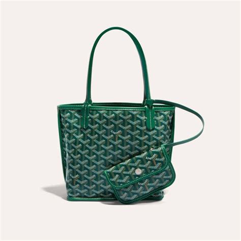 goyard mini green|mini Goyard price.